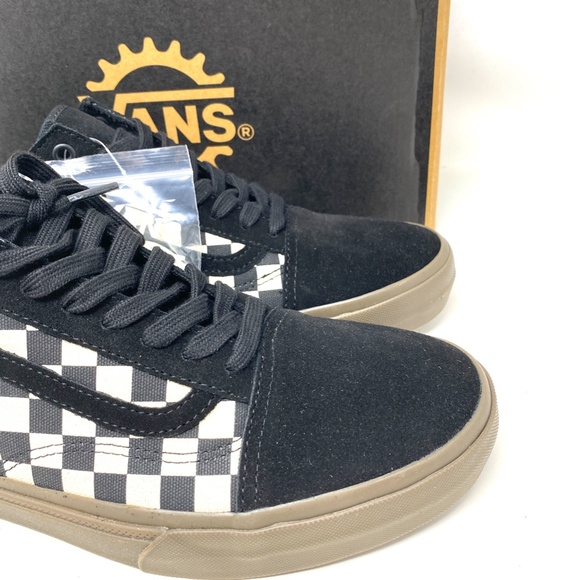 VANS Old Skool BMX Check Low Top Men’s Suede Canvas Sneakers Size VN0005UZ39L - Picture 10 of 12